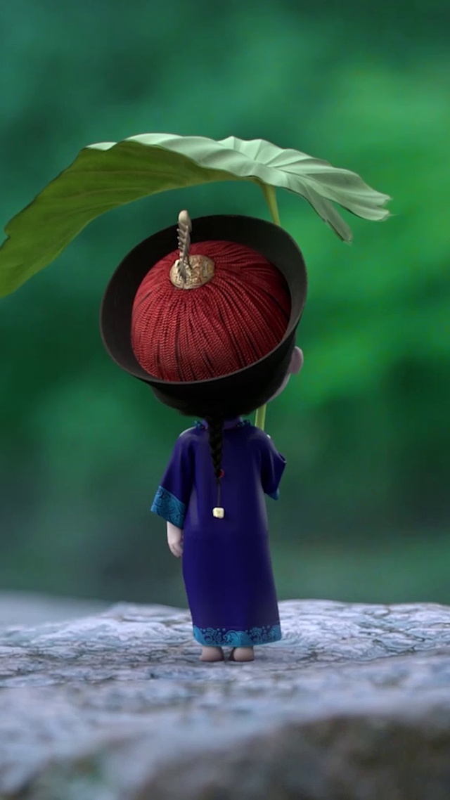 僵小鱼-雨中的小鱼