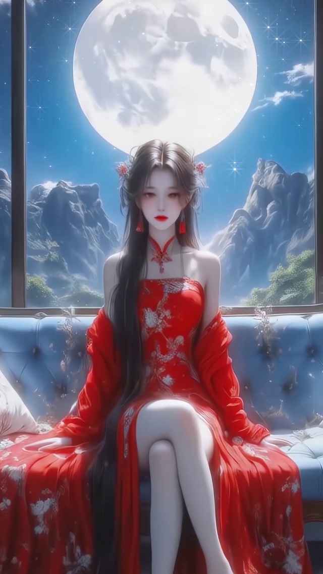 气质国风长腿美女