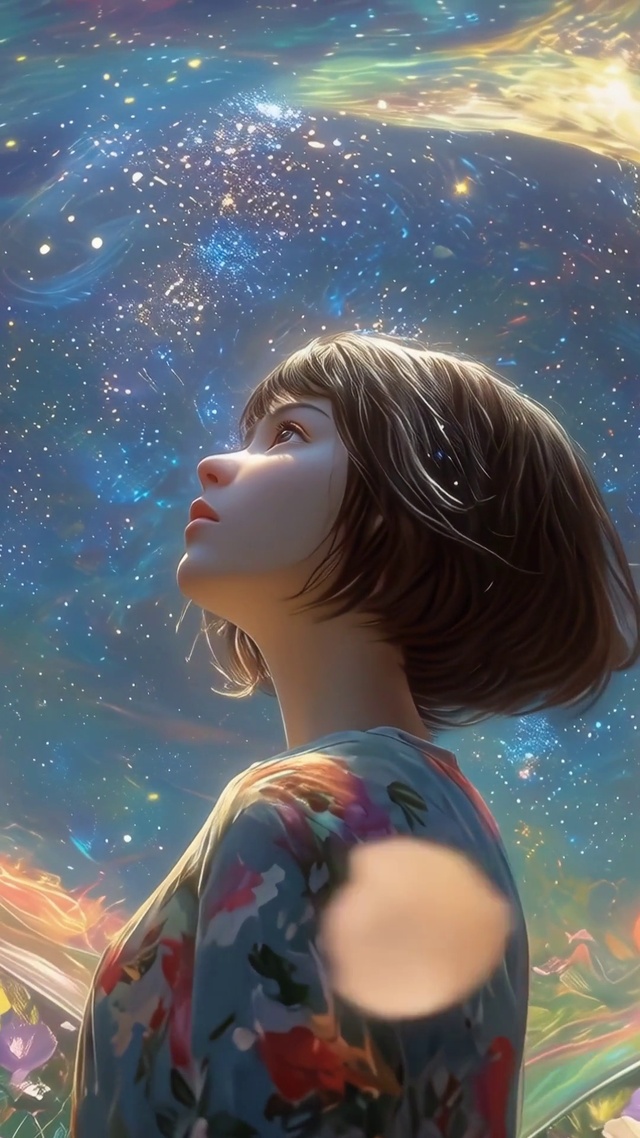 海底花海女孩