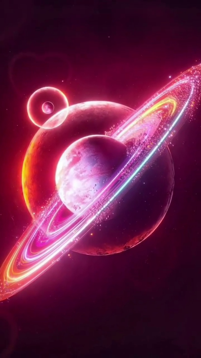 粉色星球围着你转
