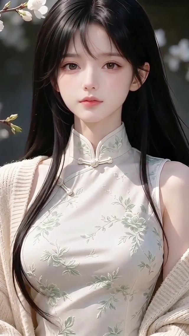 清纯旗袍少女