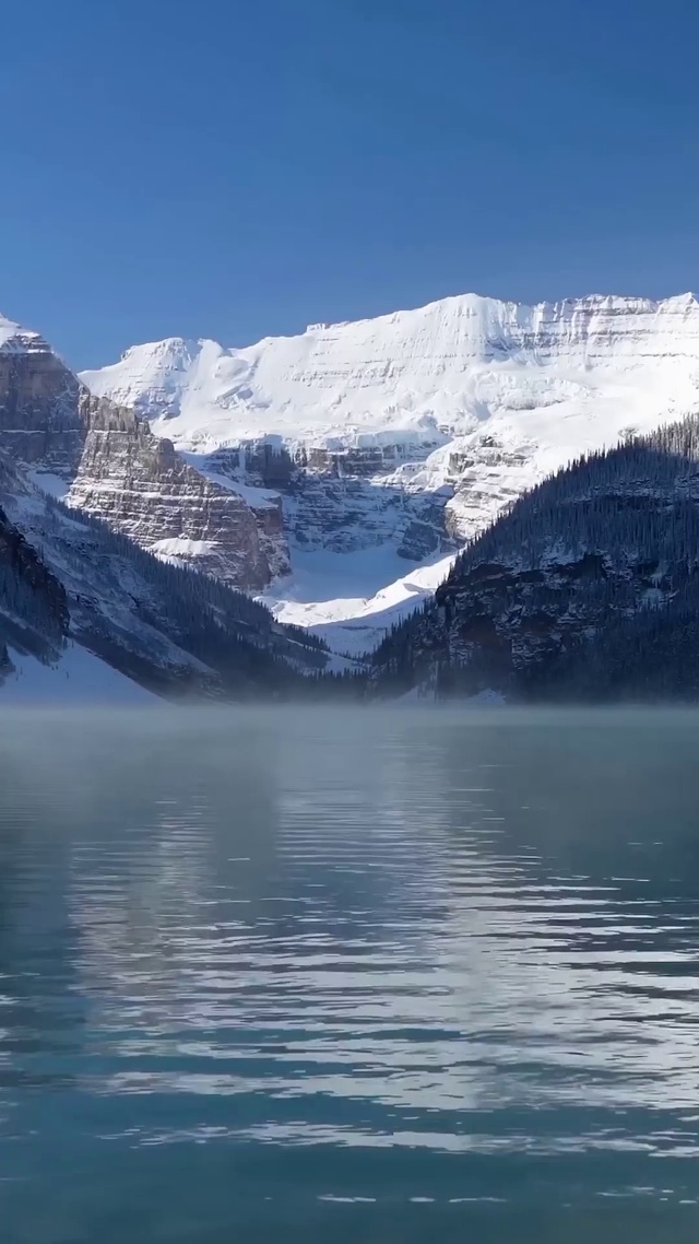 加拿大路易丝湖景 