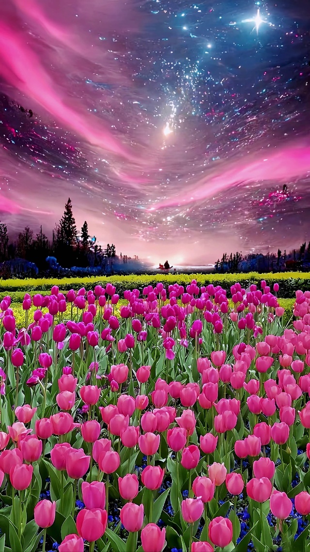 极光花海