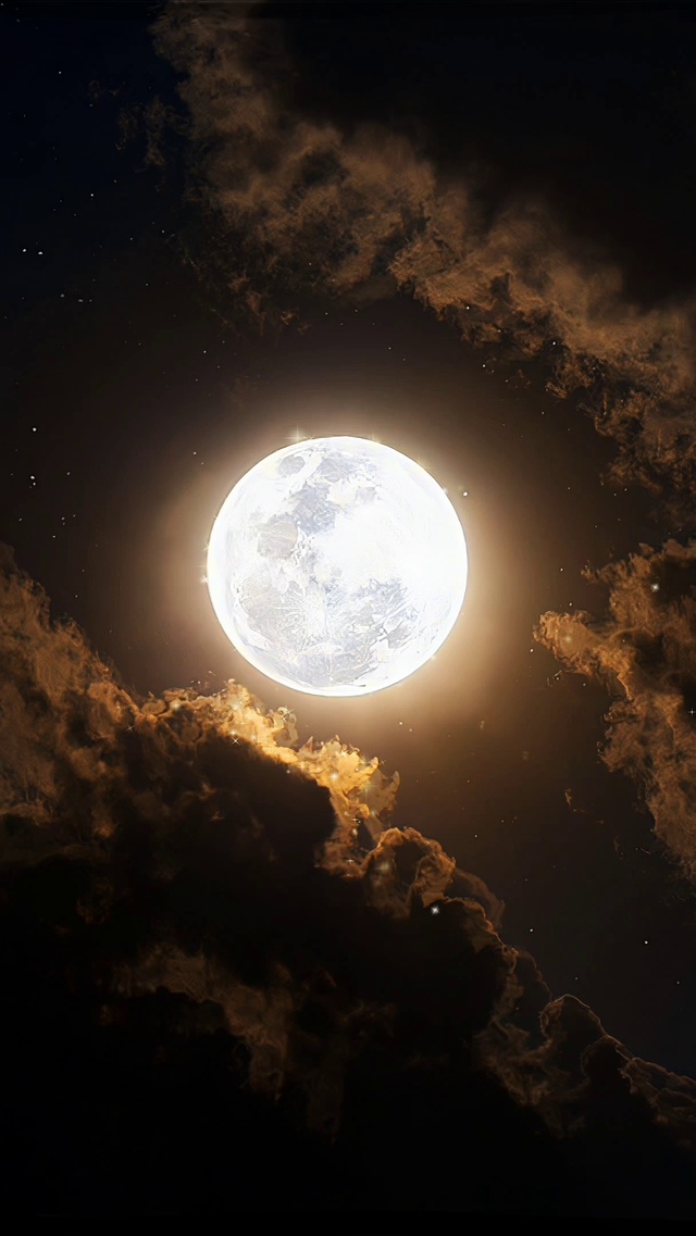 4K治愈星河月光