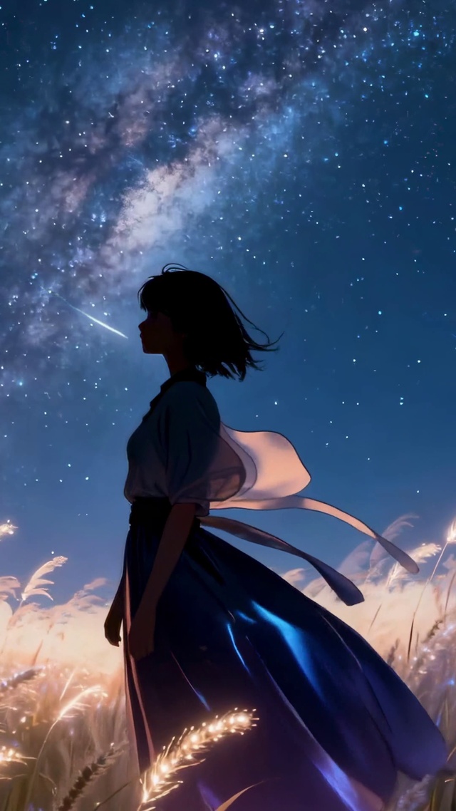 少女与银河的浪漫私约风景