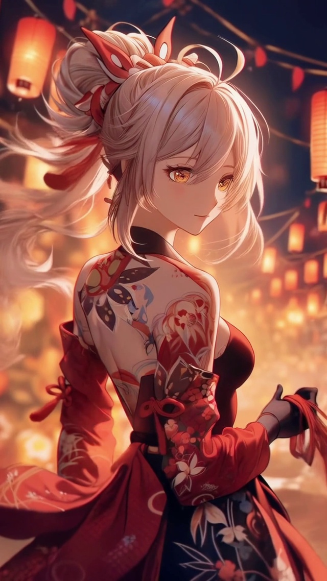 红灯笼下