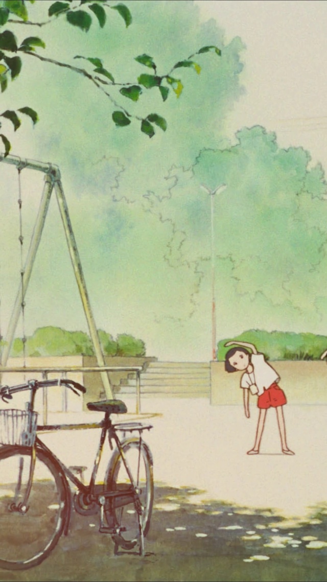 童年午后广场秋千