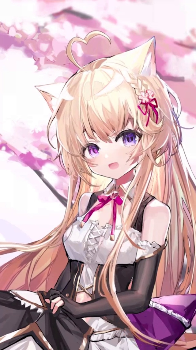 可爱萌萌猫耳少女