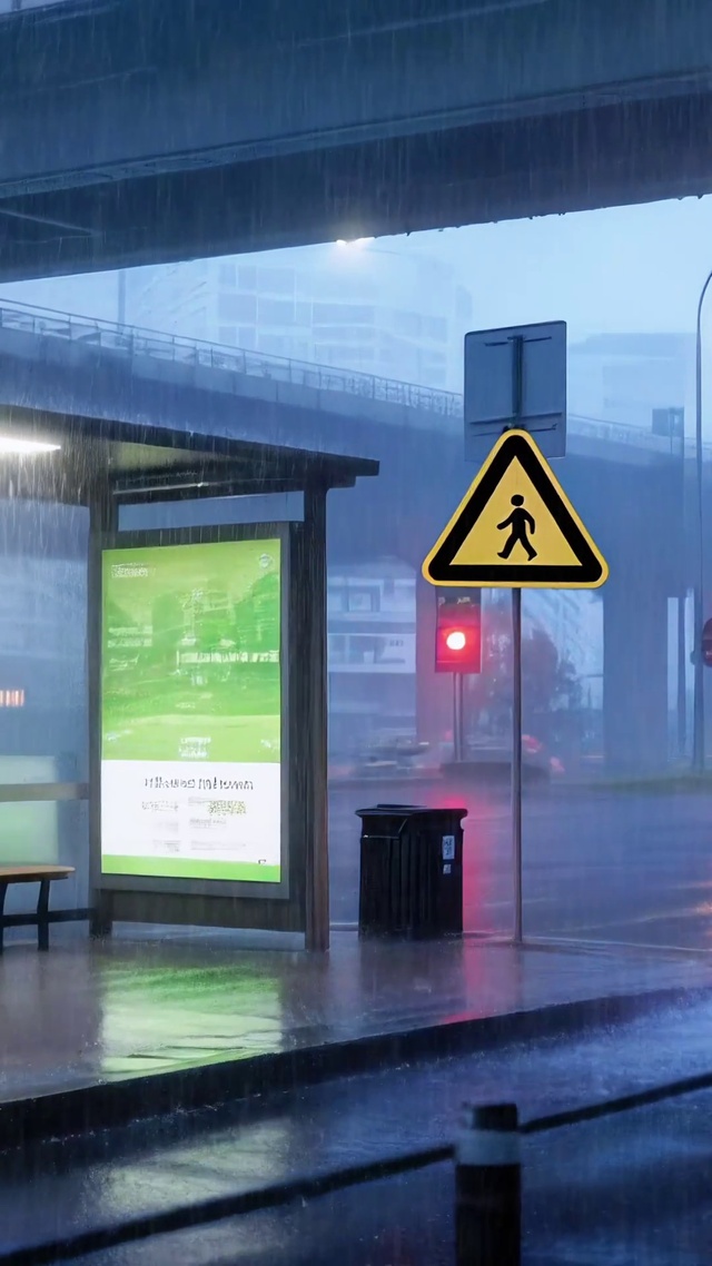 雨天站台