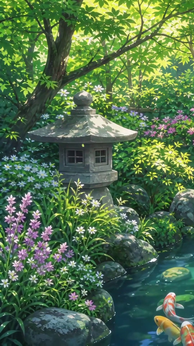 夏之庭院