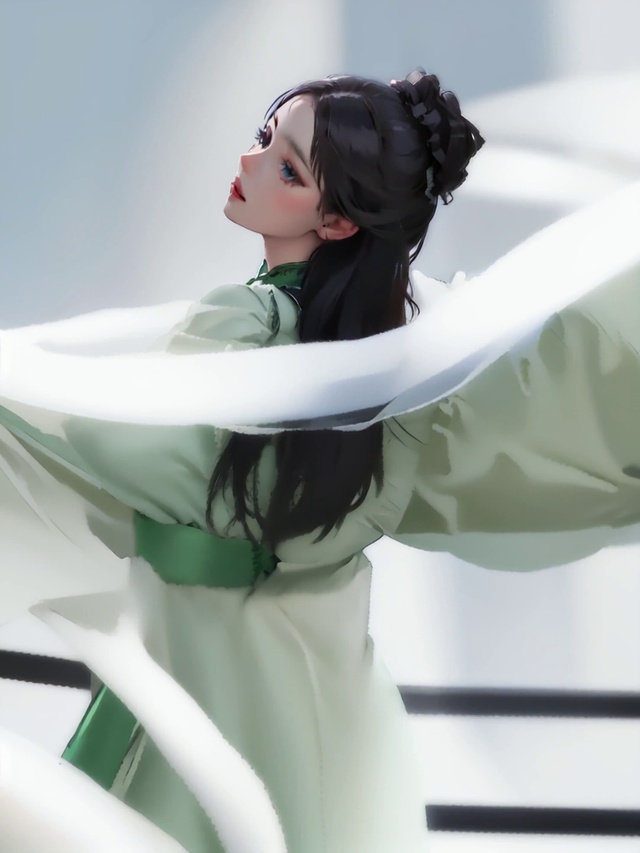 青衣国风美少女