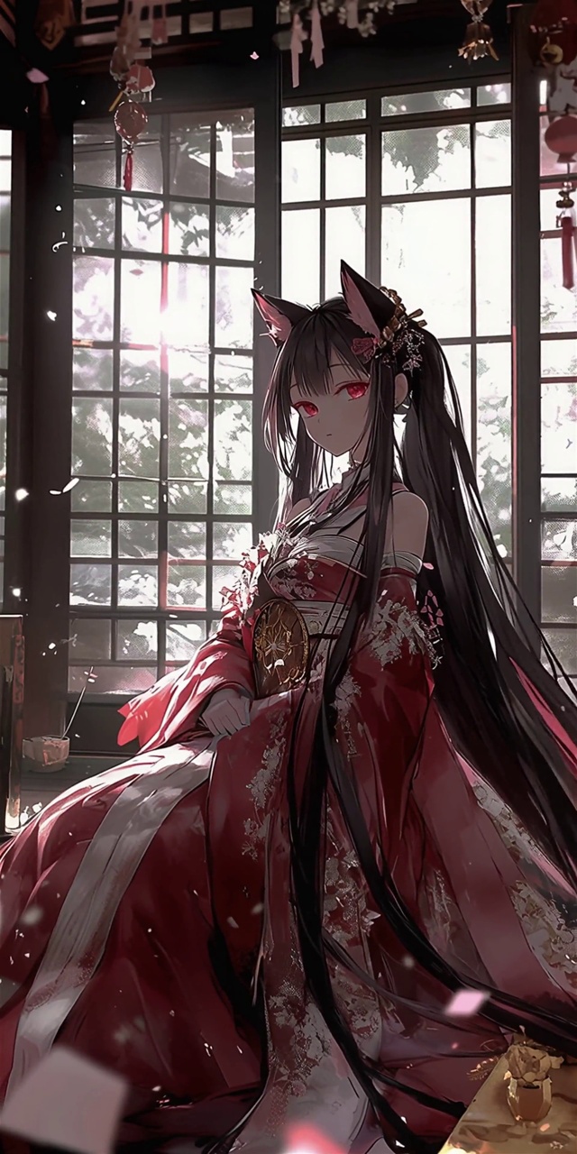 红裙花火