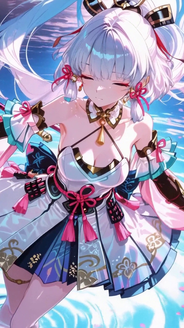 樱花水域神里绫华二次元美少女