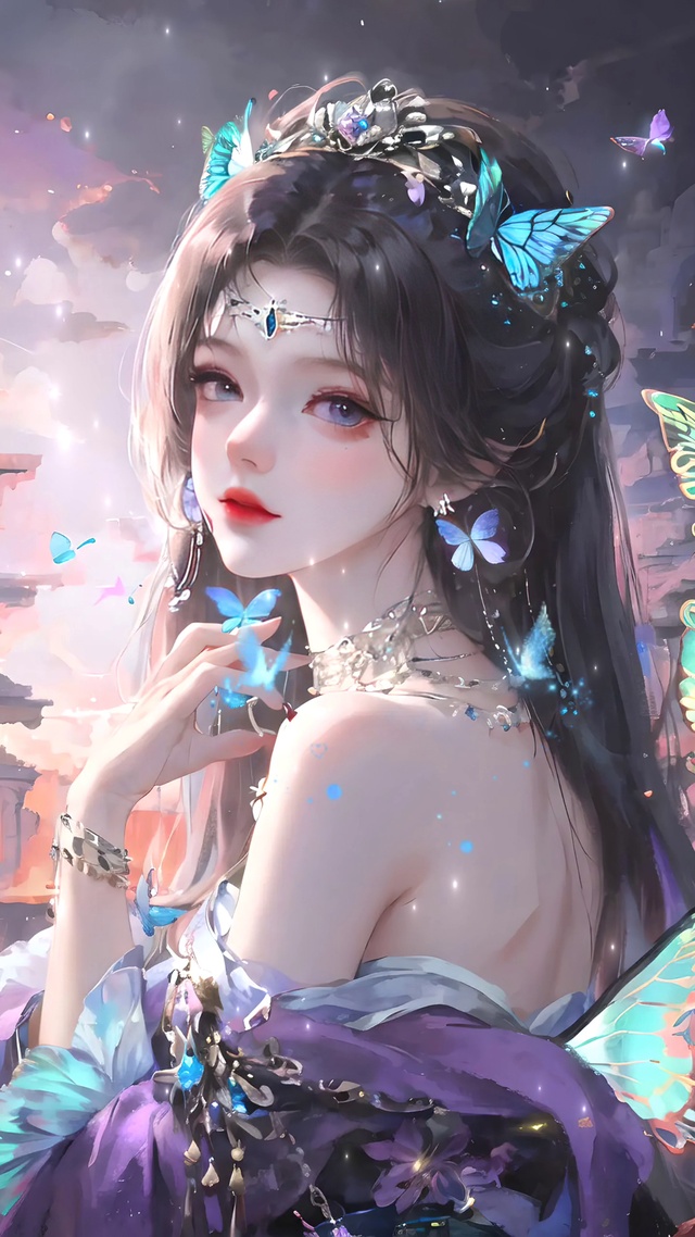 4K卡通 蝴蝶仙子