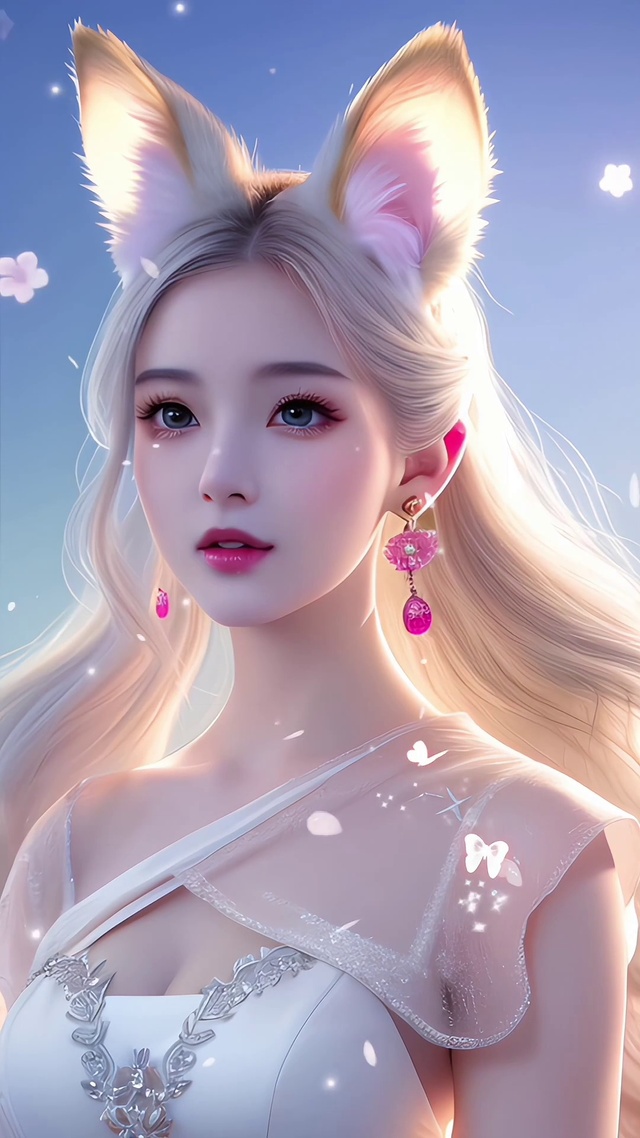 清纯甜美猫耳美女