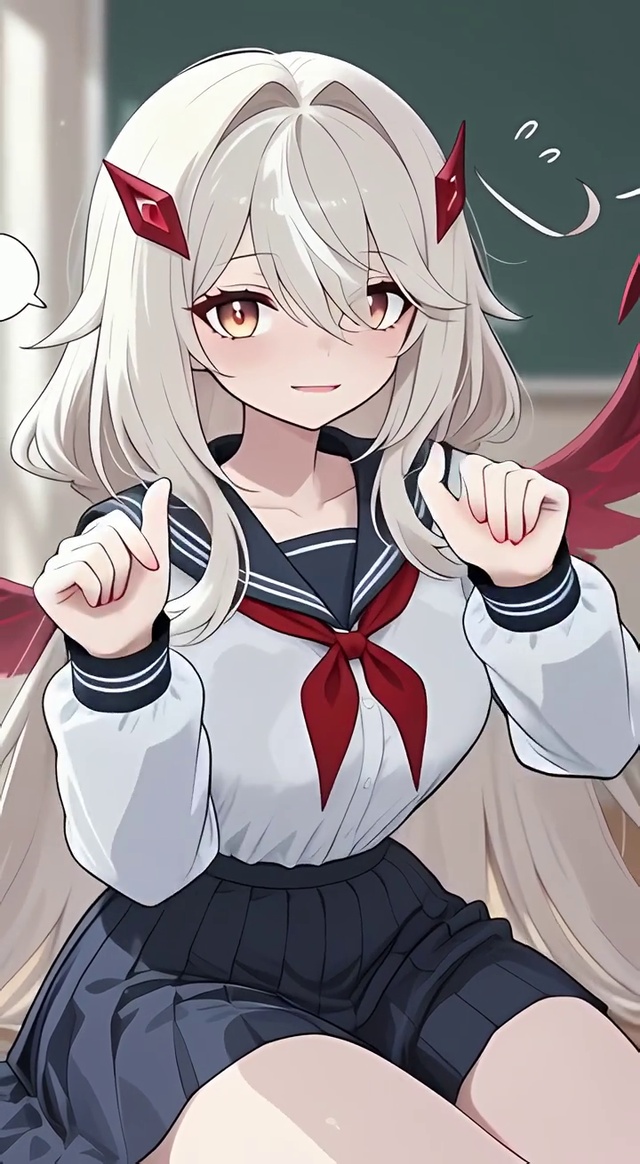 二次元可爱的动漫少女