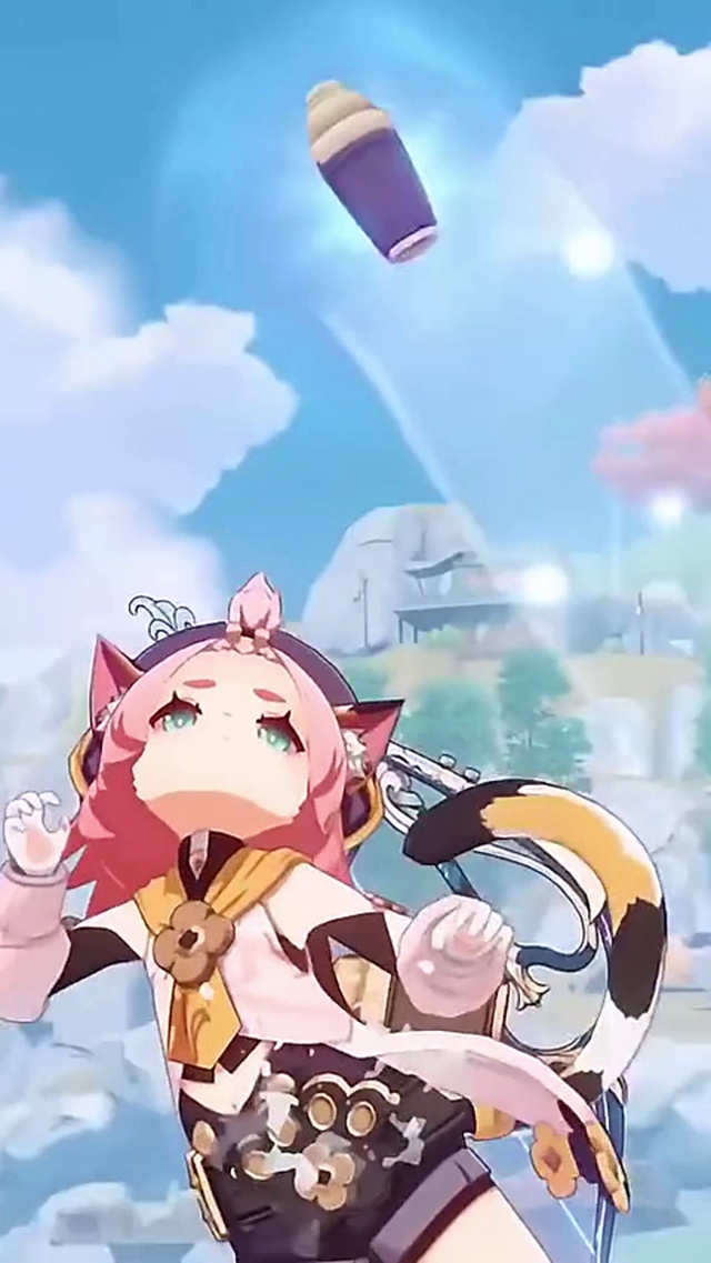 原神 可爱的小猫咪少女