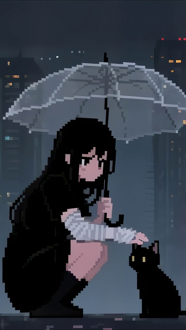 像素动画-小孤独