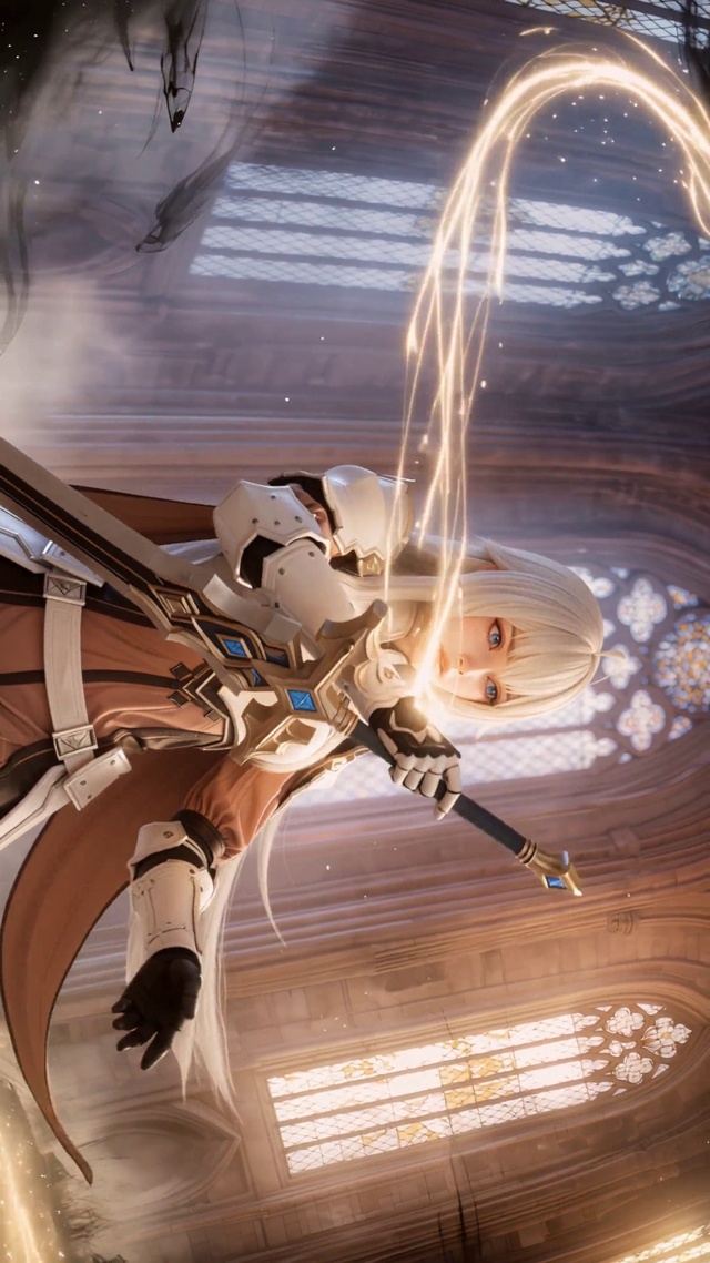 原神 诺艾尔 教堂持剑