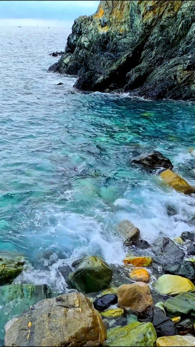 唯美海岸海浪4K
