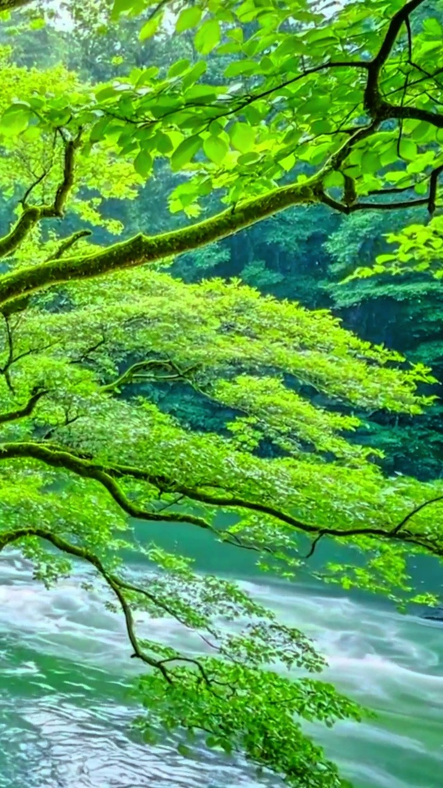护眼大树小河4K