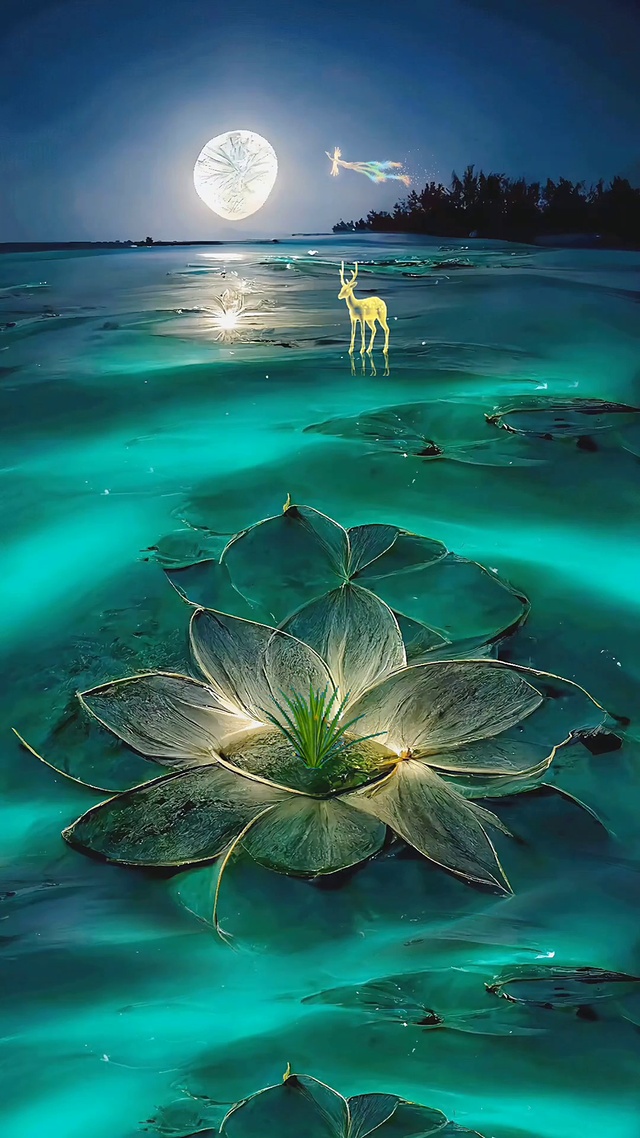 莲中花