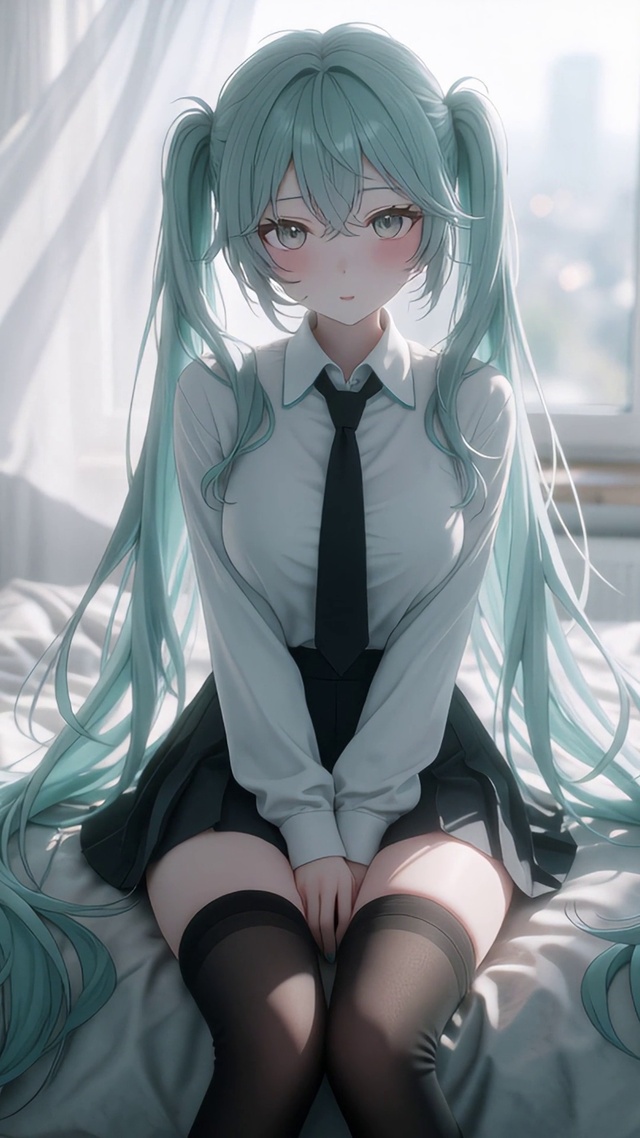蓝发女孩