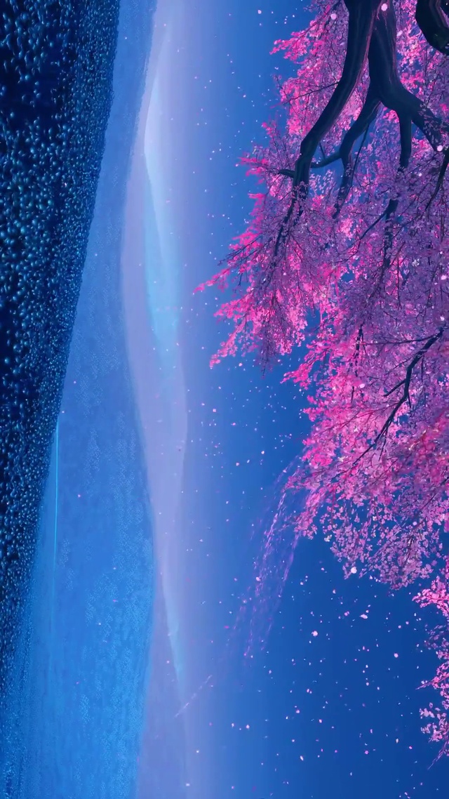 异环樱花荧光花海