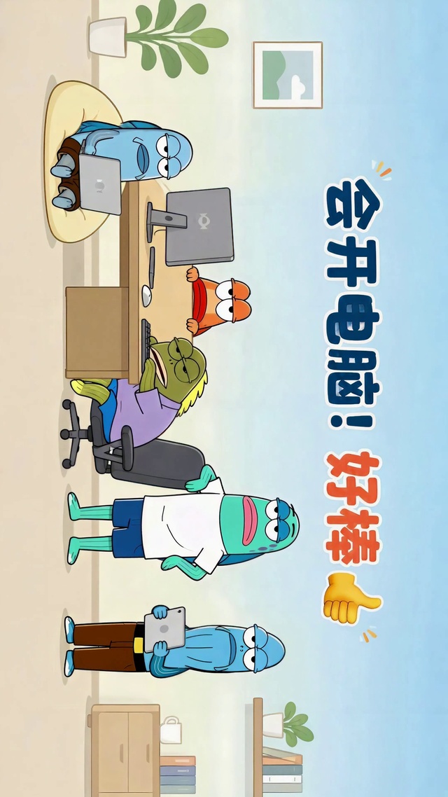 会开电脑的打工人日常