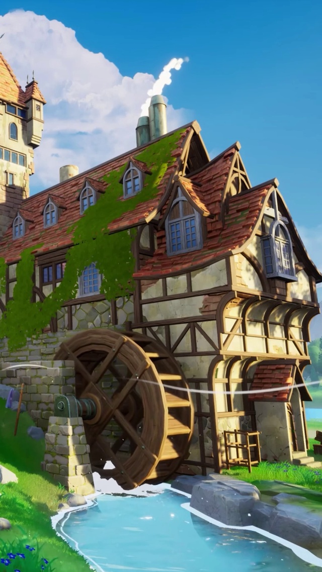 治愈插画郊外小屋