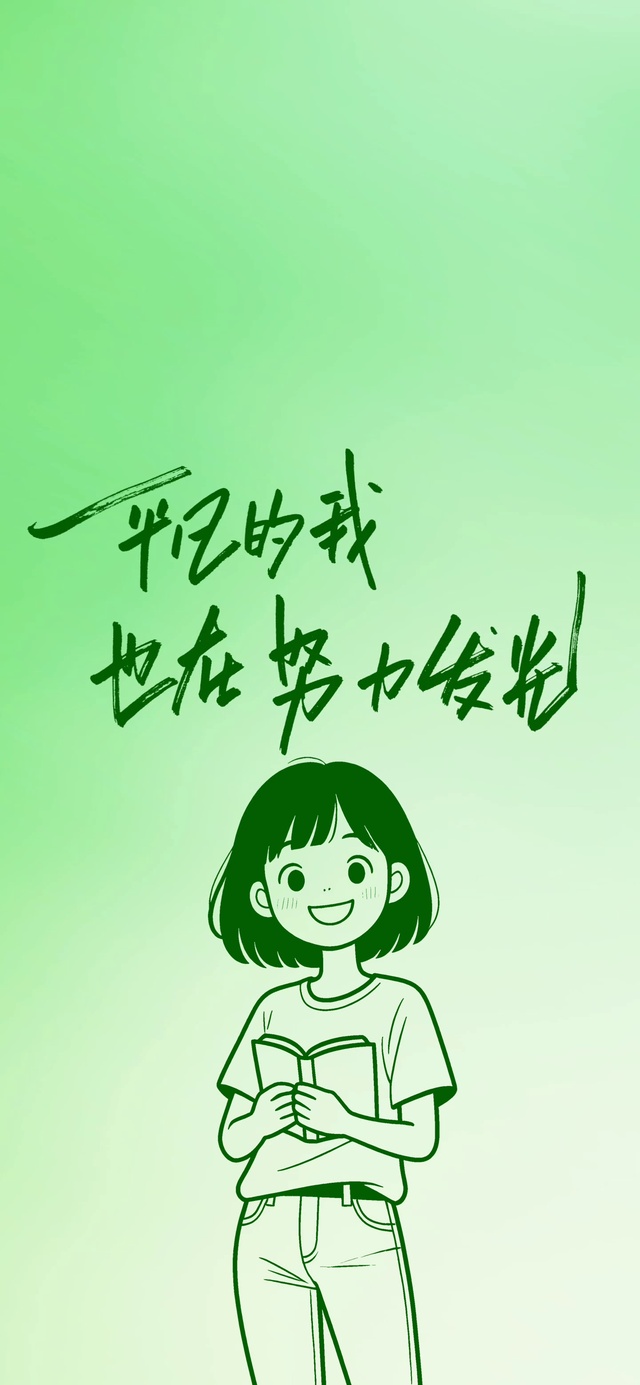 平凡的我也在努力发光