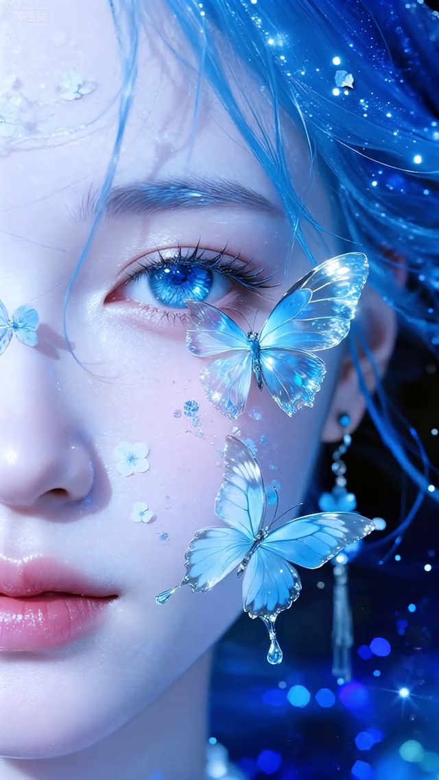 蝴蝶边的动漫美女
