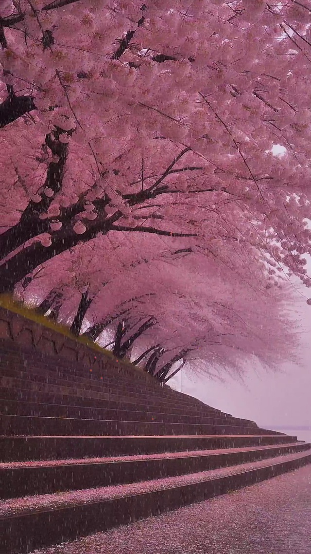 唯美樱花雨