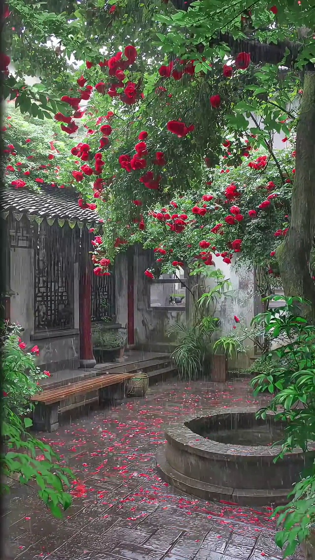 浪漫雨景