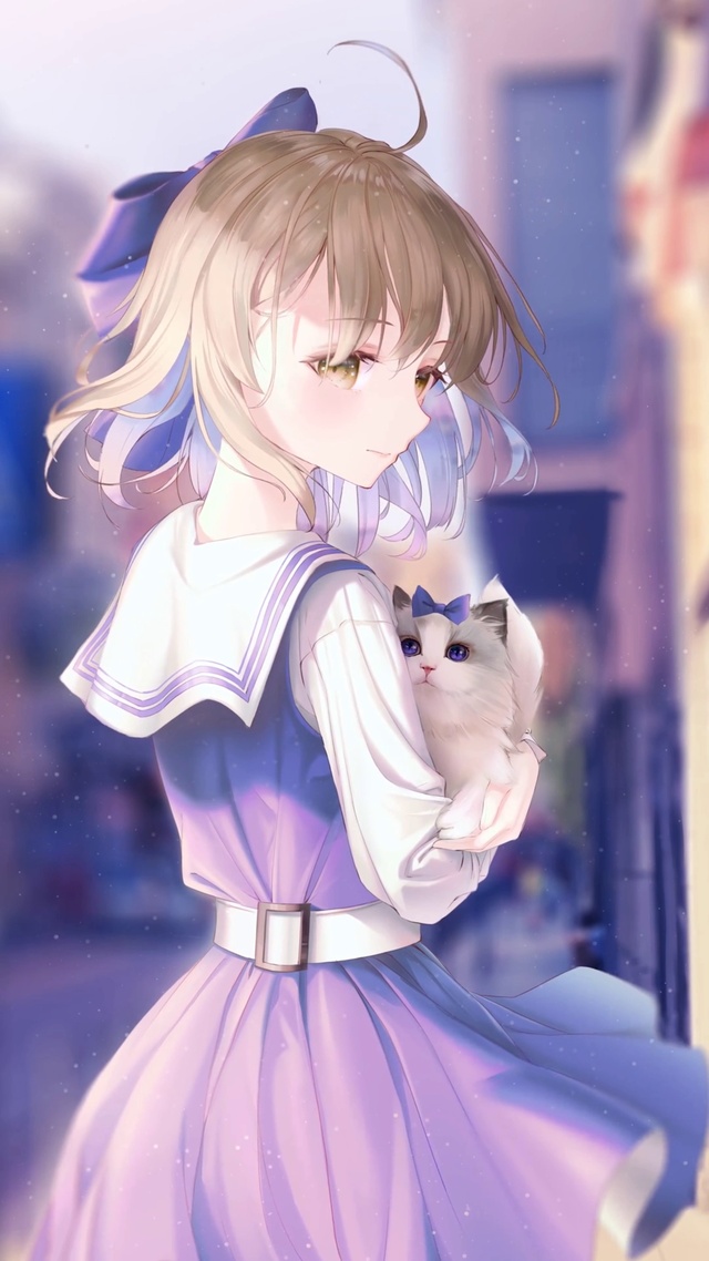 少女与猫