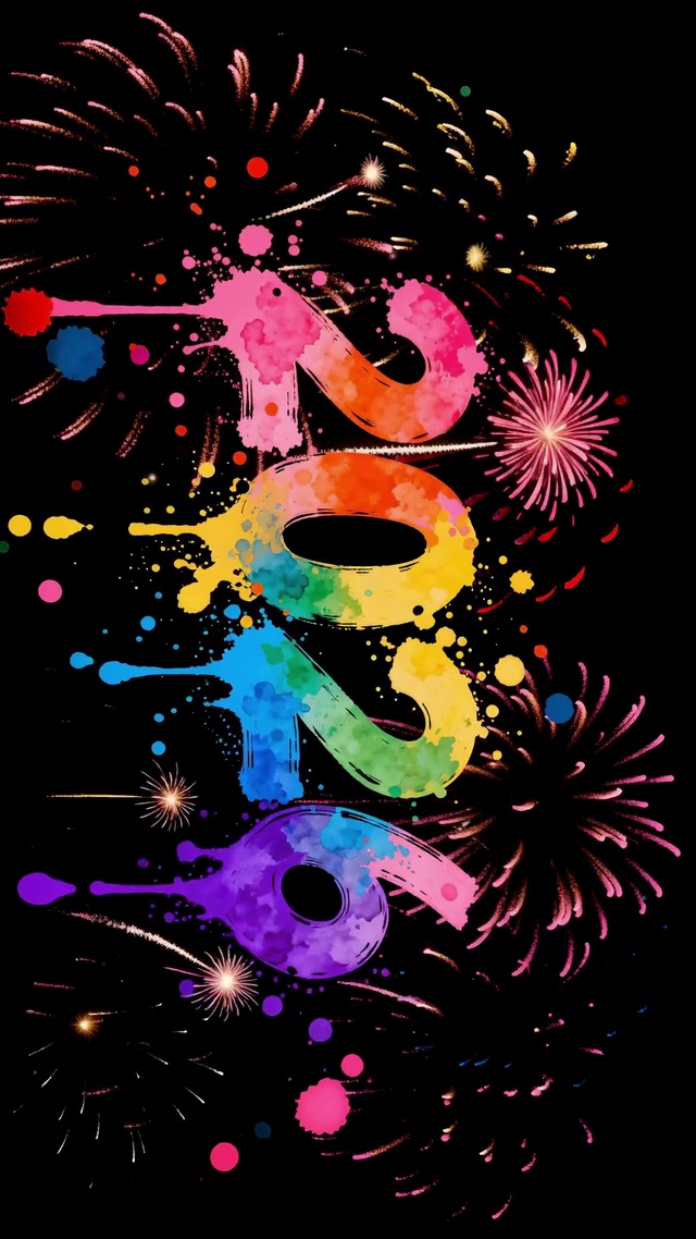 新年炫彩烟火2026