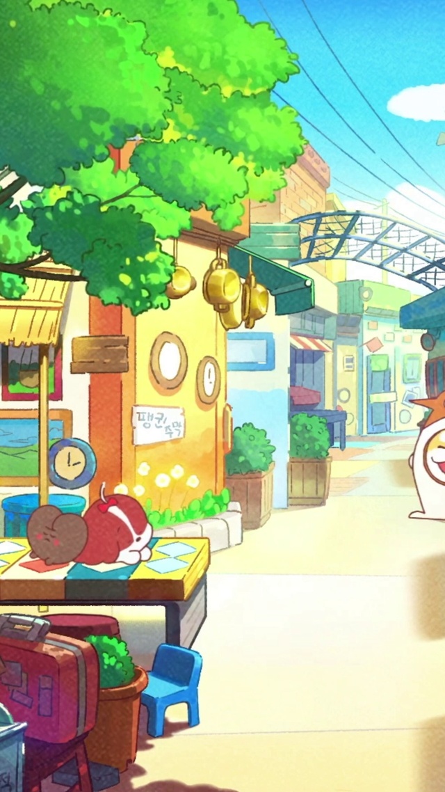 一起玩耍的狗狗