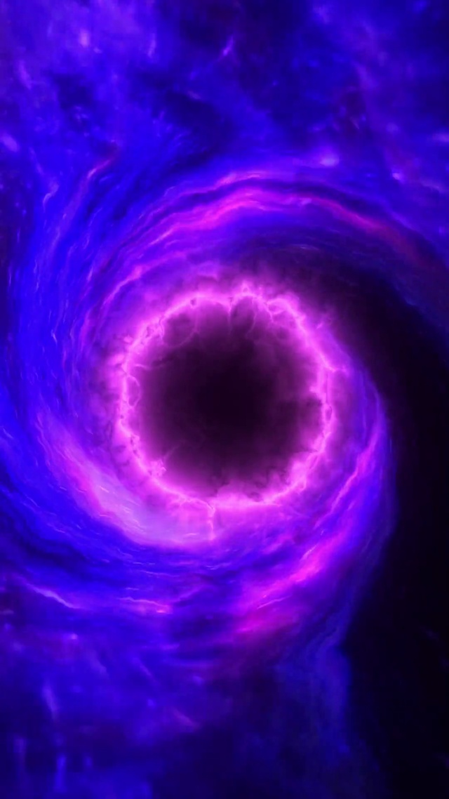 紫红变色黑洞-星空系列
