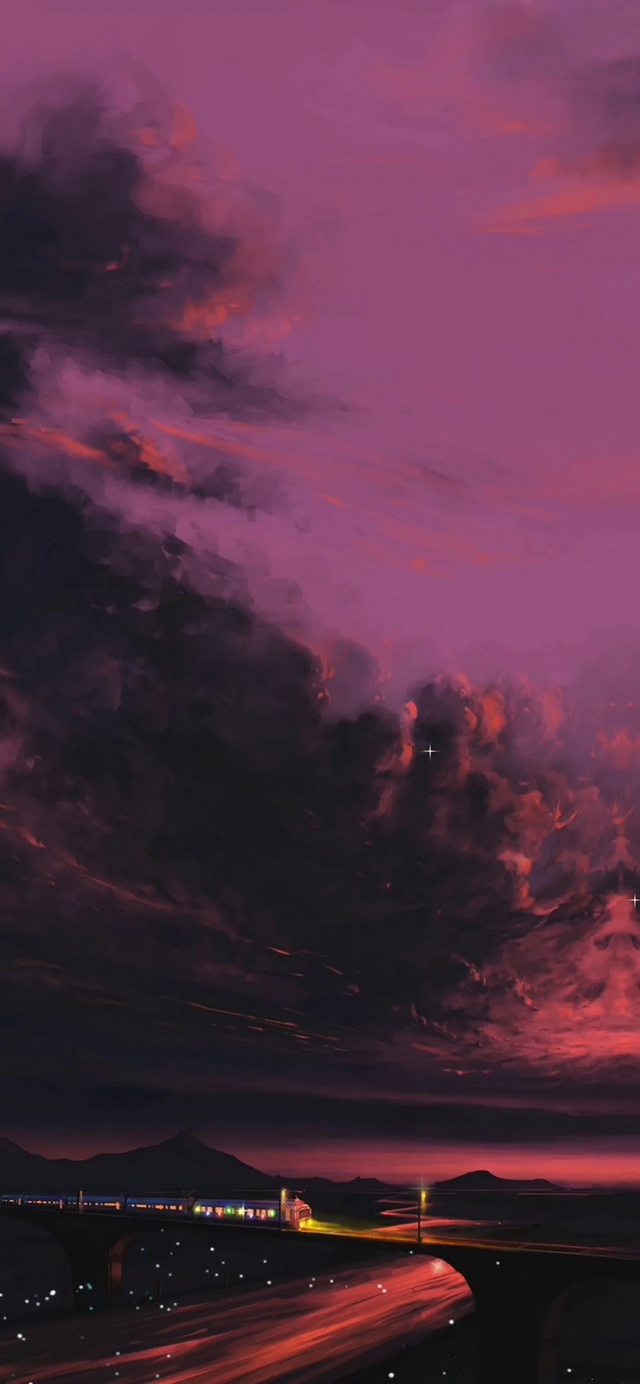 晚霞美景