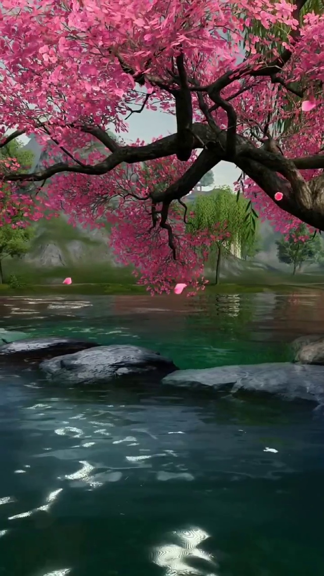 落花有意，流水无情