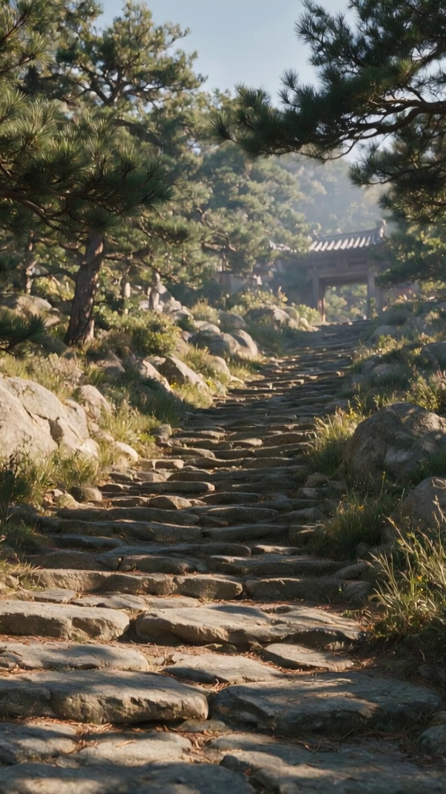 松林漫步