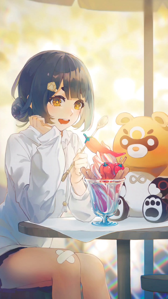 吃冰激凌的欢乐时光4k