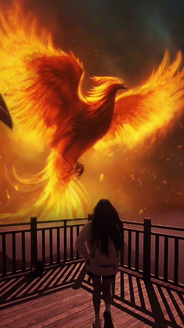 浴火凤凰涅槃重生