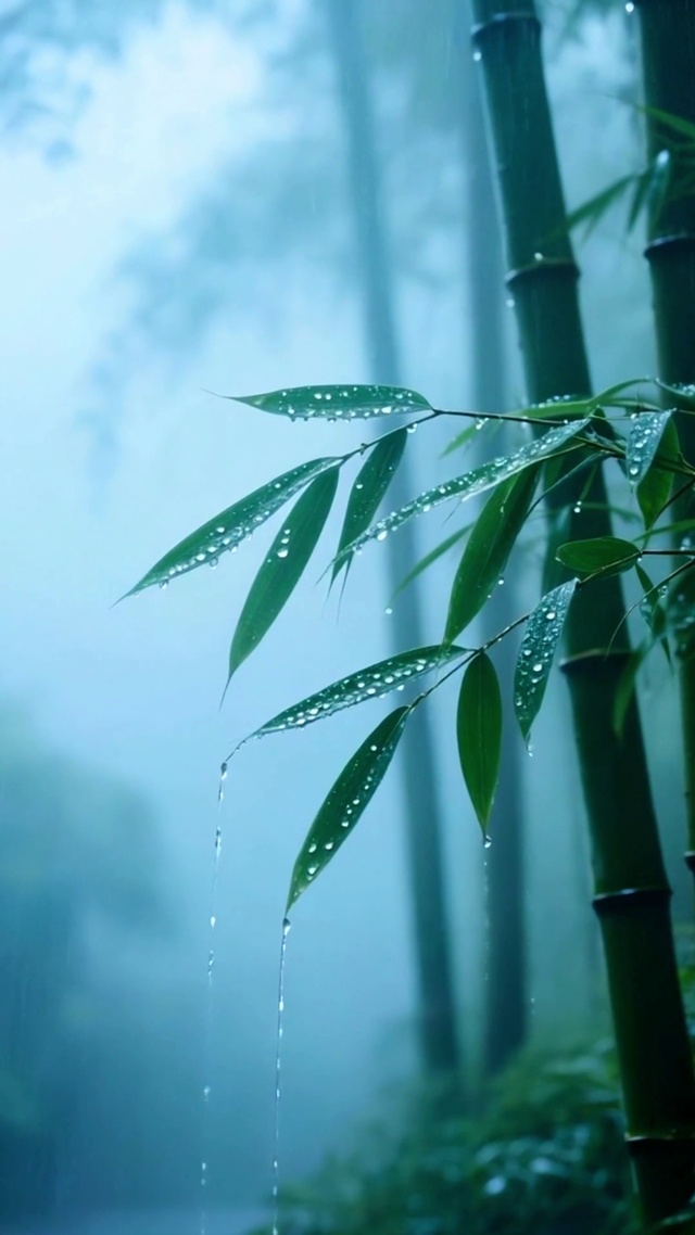 竹雨(风景手机动态壁纸) - 风景手机壁纸下载 - 元气壁纸