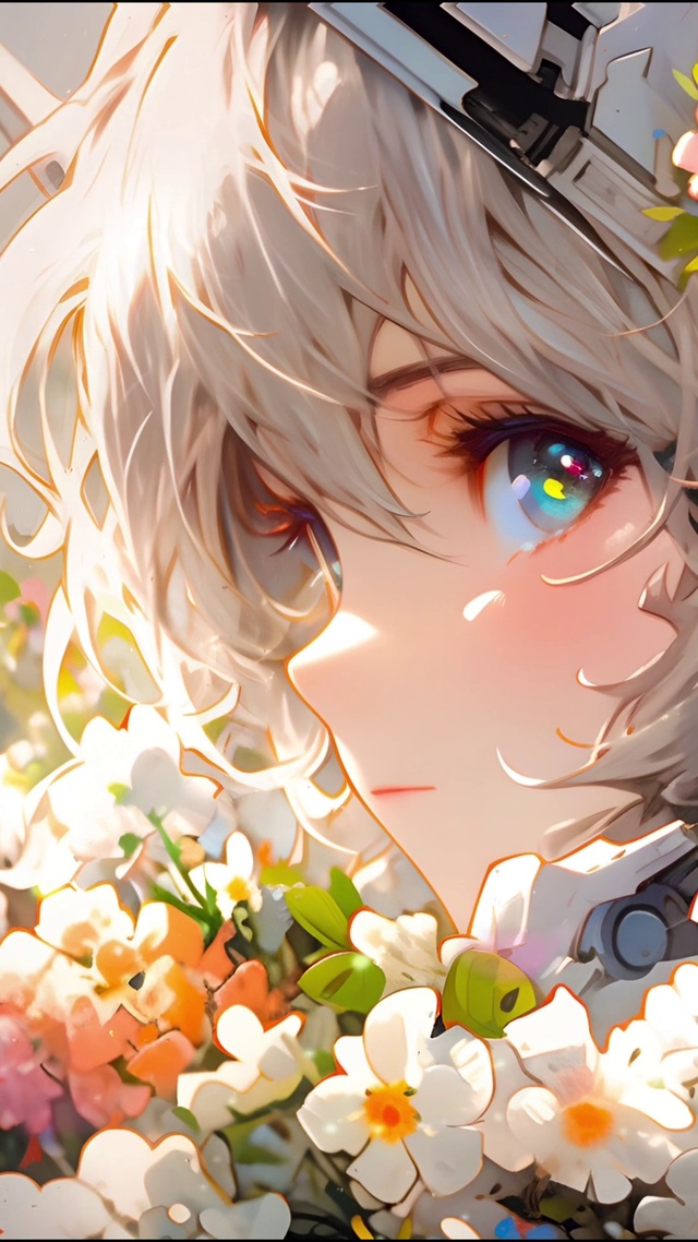 4K 花卉护眼机甲少女