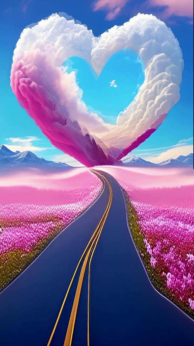 浪漫爱心云