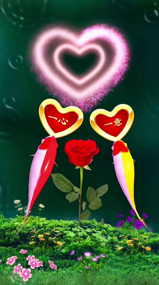 一心一意一辈子。