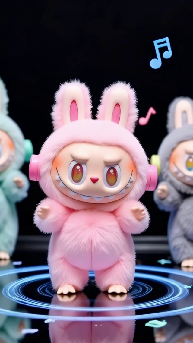 labubu欢乐DJ五小只