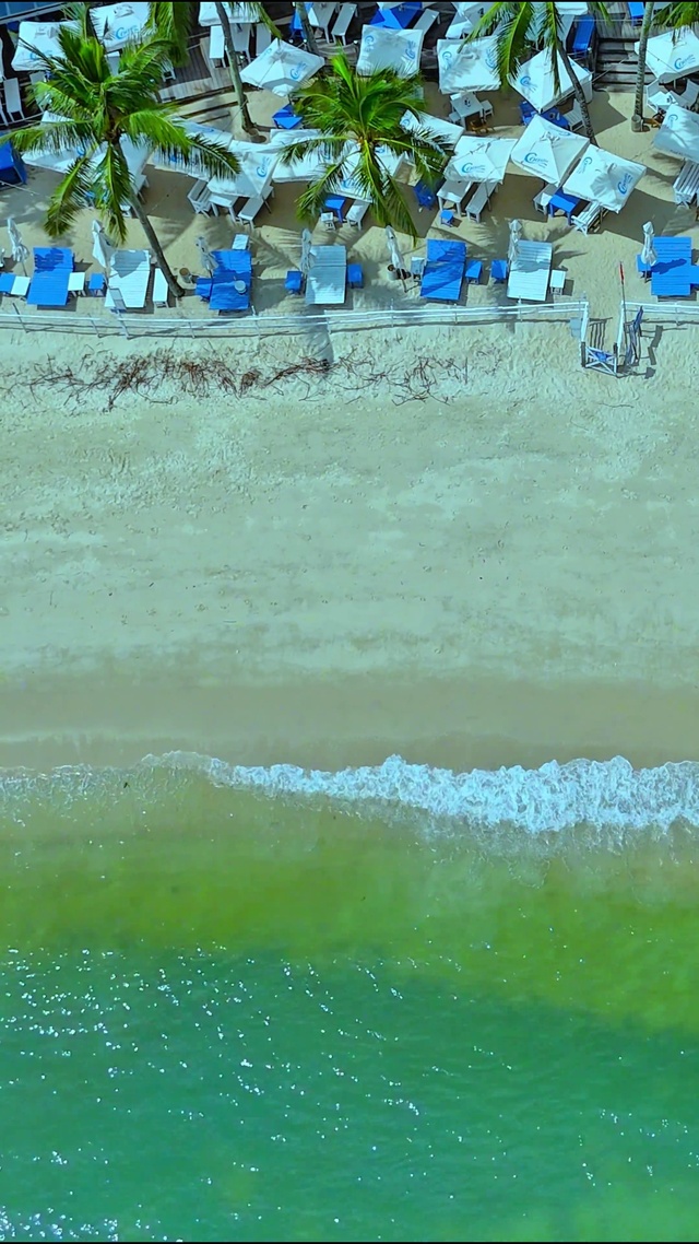 唯美治愈海浪4K