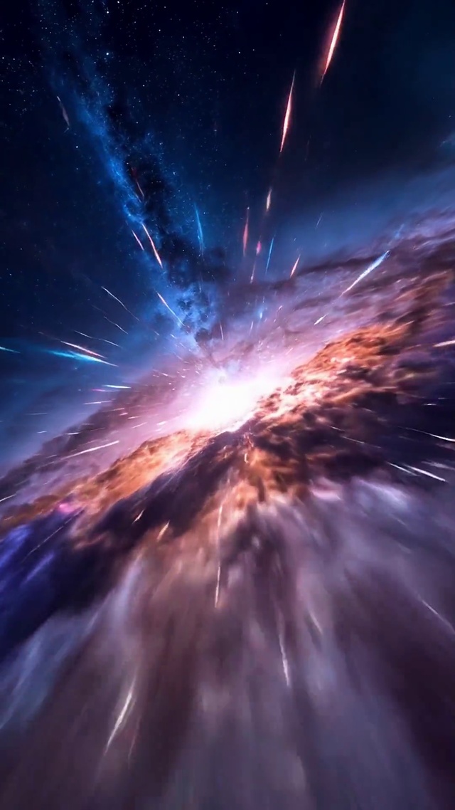 粒子穿梭宇宙(手机动态壁纸)